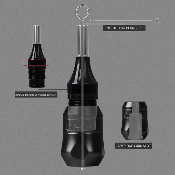 Adjustable Tattoo Cartridge Grip