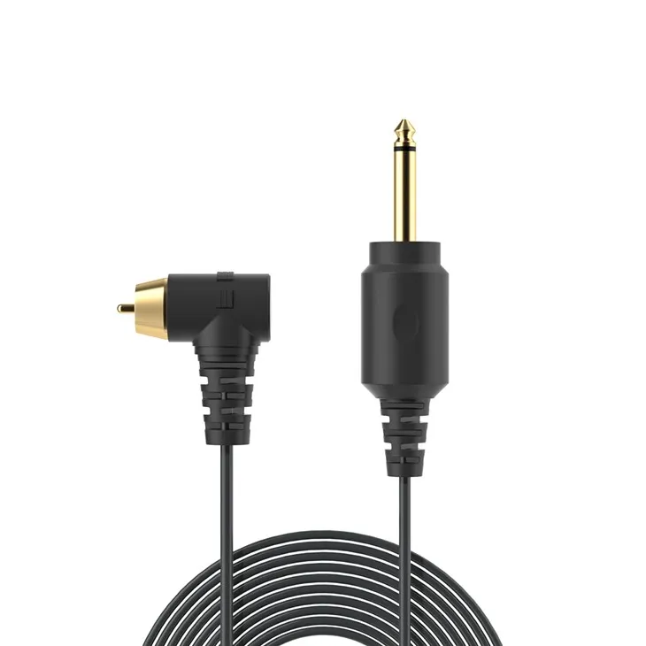 RCA tetovējuma saspraudes kabeļa vads
